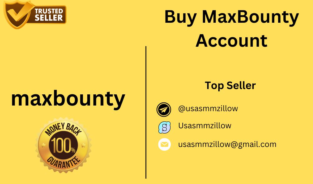 Buy MaxBounty Account